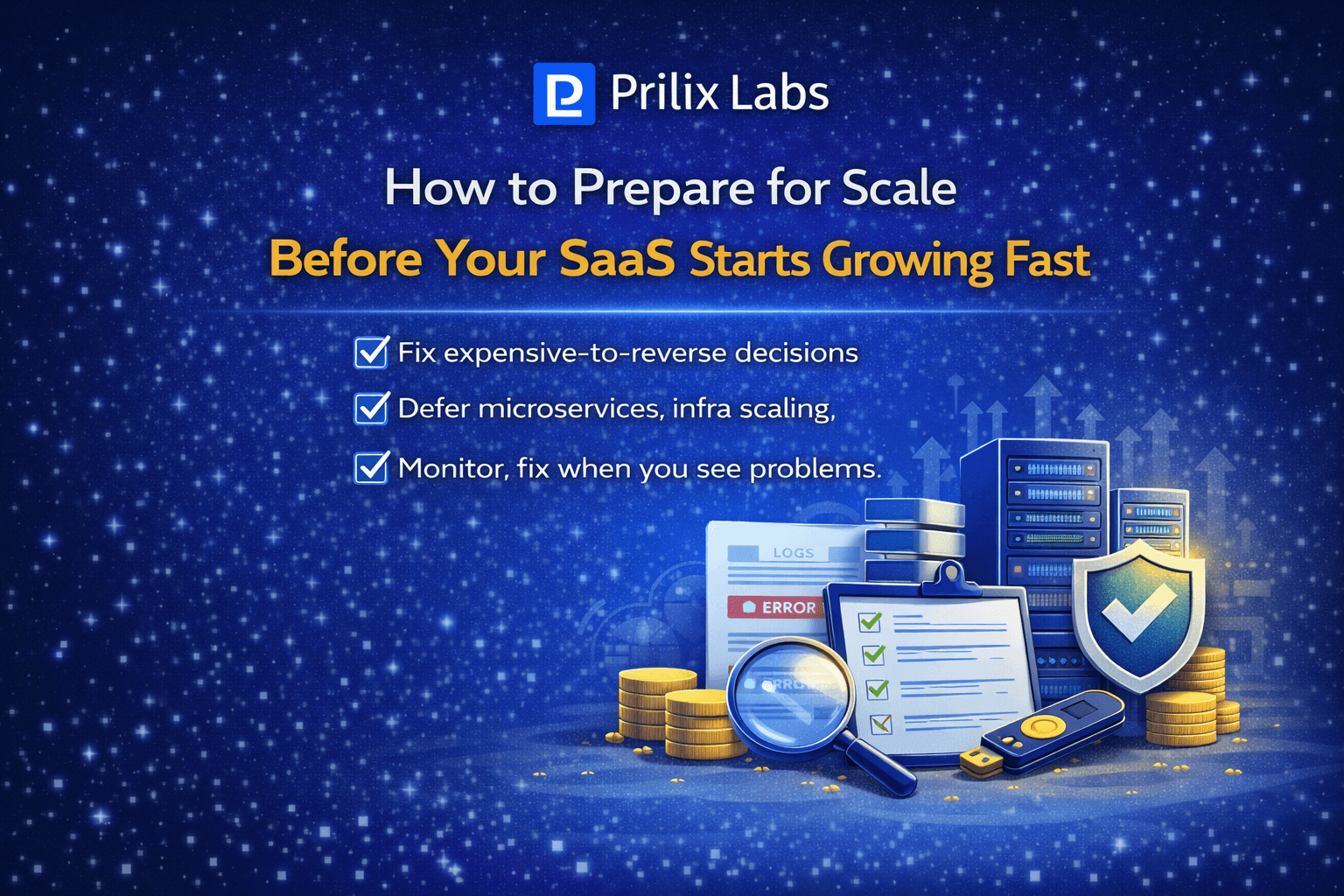 How to Prepare for Scale Before Your SaaS Starts Growing Fast