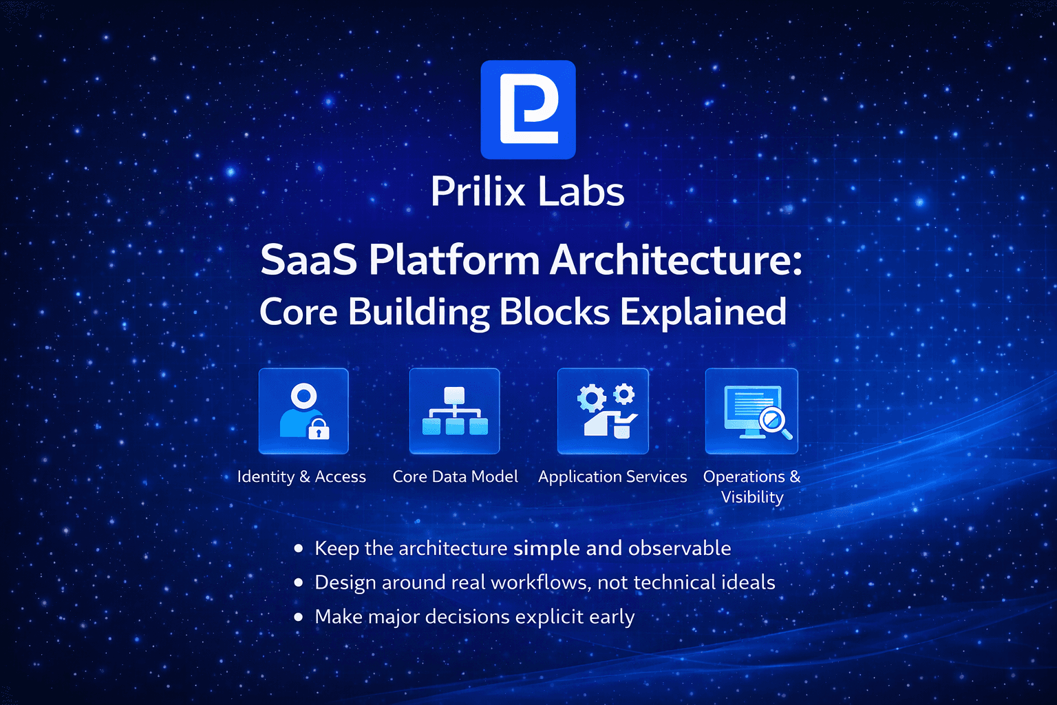 SaaS Platform Architecture: Core Building Blocks Explained